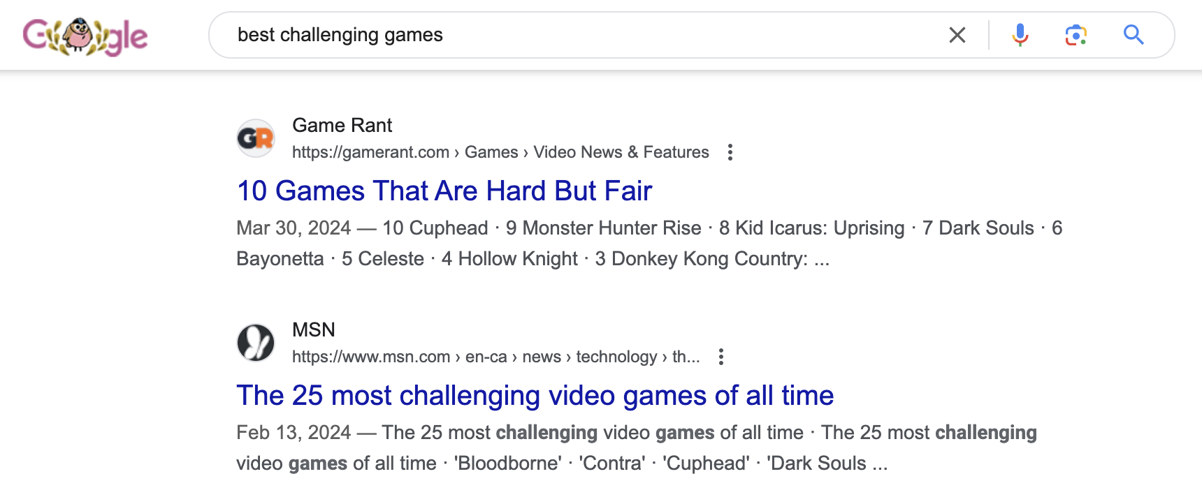 Listicles on Google SERP can be a source of traffic and links