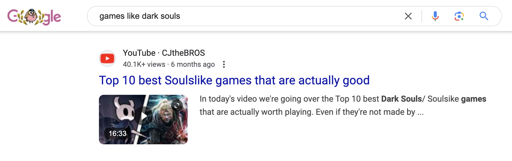 Videos can appear in SERP.